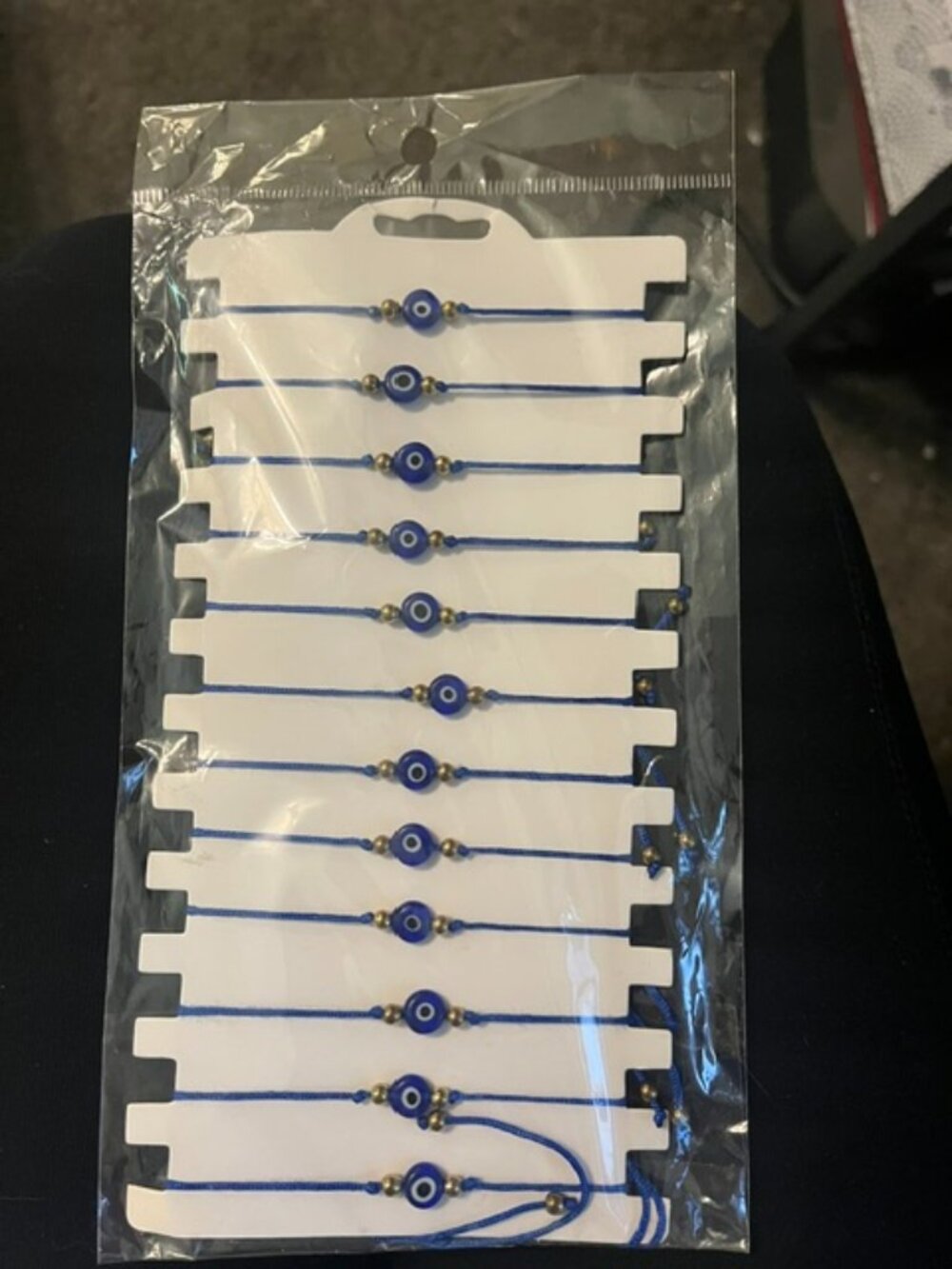 NEW Set of 12 Adjustable Evil Eye Bracelets
